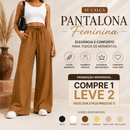Calça Pantalona Feminina Elegante - Promoção Compre 1 Leve 2