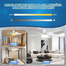 Ventilador Lâmpada Turbo Led 6 Folhas - Silencioso e Moderno