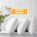 SonhoPleno™ Travesseiro Premium Pluma de Ganso - Conforto de Hotel 5 Estrelas (LEVE ATÉ 6 E ECONOMIZE)
