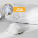SonhoPleno™ Travesseiro Premium Pluma de Ganso - Conforto de Hotel 5 Estrelas (LEVE ATÉ 6 E ECONOMIZE)