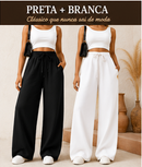 Calça Pantalona Feminina Elegante - Promoção Compre 1 Leve 2