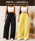 Calça Pantalona Feminina Elegante - Promoção Compre 1 Leve 2