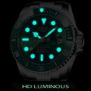 Relógio Vendare Lige - Green Submariner